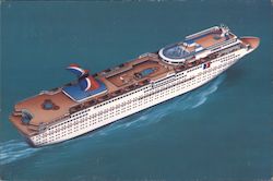 Carnival - Fantasy Fun Ship Postcard