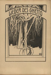 "Lieder des Ghetto" - Zeichnungen von E. M. Lilien Postcard