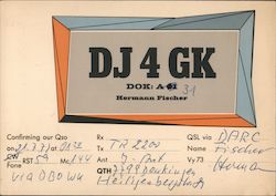 DJ 4 GK Telefunken Advertising Postcard