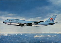 KAL Boeing 747 Postcard