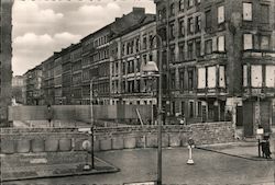 Schandmauer (Wall of Shame - Berlin Wall) at Bernauer Street Postcard