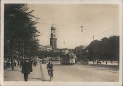 Hamburg - Millerntor mit Michaeliskirche Postcard