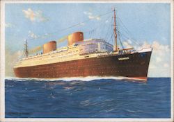 Vierschrauben-Turbinen-Schnelldampfer "Bremen" Postcard