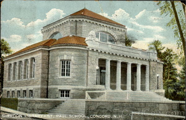 Sheldon Library St. Paul School Concord New Hampshire