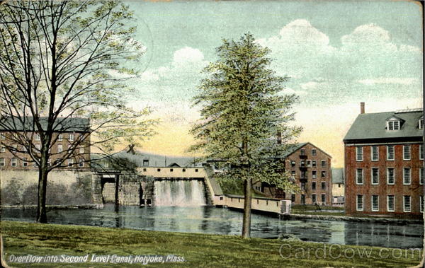 Overflow Into Second Level Canel Holyoke Massachusetts