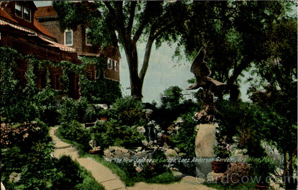 The New Japanese Garden, Laez Anderson Gardens Brookline Massachusetts
