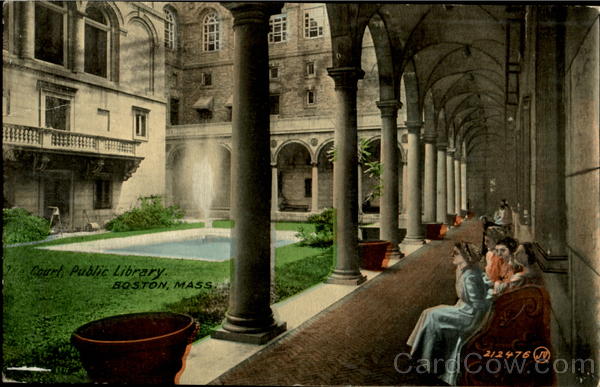 Court Public Library Boston Massachusetts