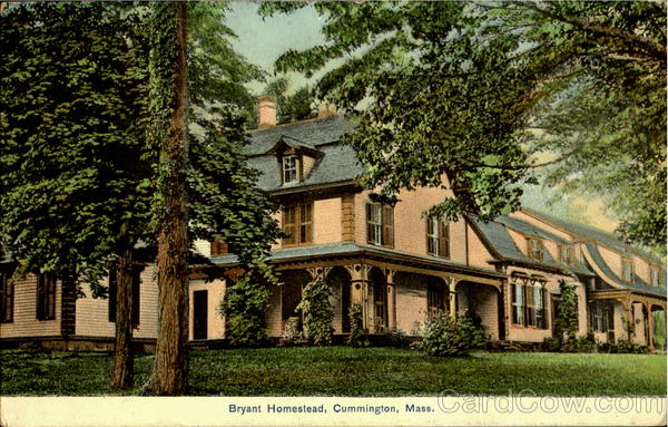 Bryant Homestead Cummington Massachusetts