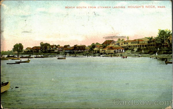 Beach South From Steamer Landing, Houghs Neck Quincy Massachusetts