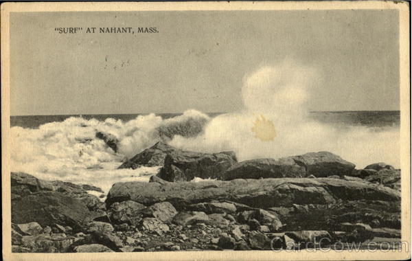 Surf At Nahant Massachusetts