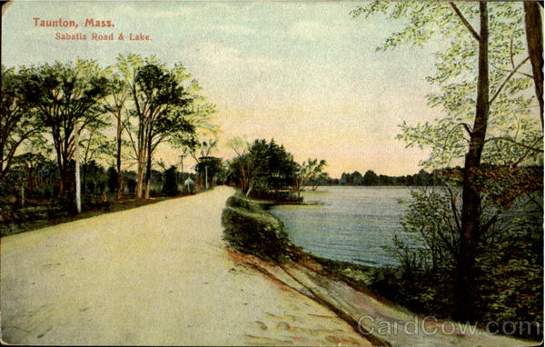 Sabatia Road & Lake Taunton Massachusetts