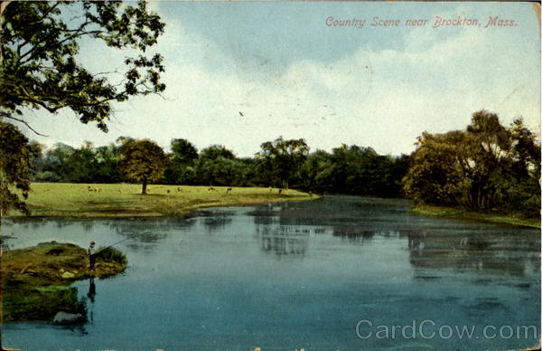 Country Scene Near Brockton Massachusetts