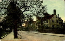 Showing residence of Wm. Gammell and Col. R.H.I. Goddard, Hone Street Providence, RI Postcard Postcard