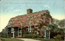 Betsy Williams Cottage, Roger Williams Park Postcard