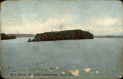 Terry Island Warehouse Point, CT Postcard Postcard