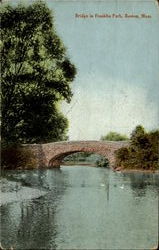 Bridge in Franklin Postcard