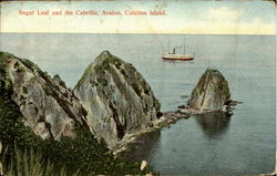 Sugar Loaf And The Cabrillo, Avalon Santa Catalina Island, CA Postcard Postcard