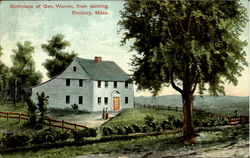 Birthplace Of Warren From Painting Postcard