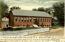 Town Library Postcard