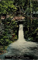 Falls Fro.1 Canal Bank near Grist Mill Postcard