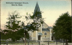 Methodist Episcopal Church Bourne, MA Postcard Postcard