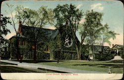 Christ Church Springfield, MA Postcard Postcard