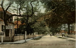 Main Street, Looking South Postcard