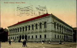 Public Library Postcard