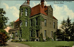 Residence Of Ex-Governor W.L. Douglas Postcard
