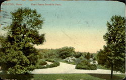 Road Scene, Franklin Park Boston, MA Postcard Postcard