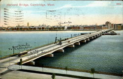 Harvard Bridge Postcard