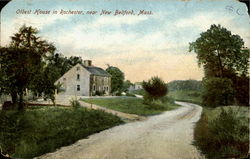 Oldest House in Rochester, near New Bedford Massachusetts Postcard Postcard