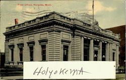 Post Office Holyoke, MA Postcard Postcard