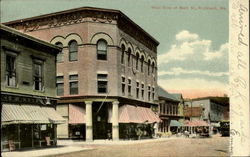 West Side Of Main St Postcard