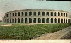 Stadium, Harvard College Postcard