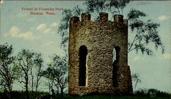 Tower In Franklin Park Postcard