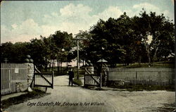 Entrance To Fort Williams Postcard