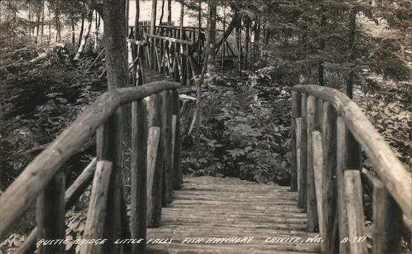 Rustic Bridge, Little Falls, Fish Hatchery Crivitz Wisconsin