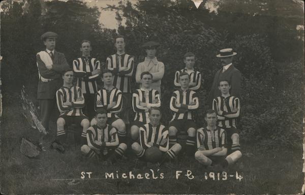St. Michael's Football Club 1913-4 Edmonton England