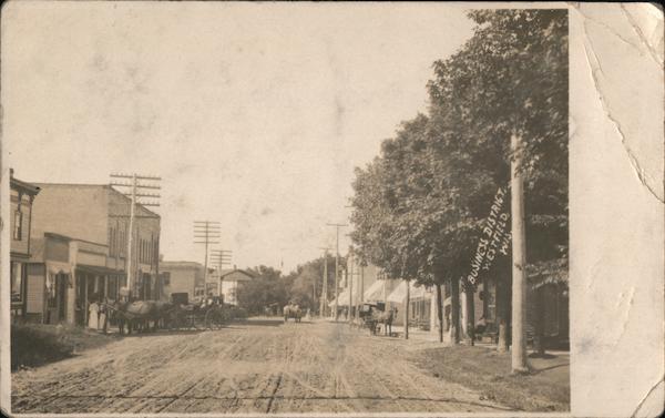 Street View of the Business District Westfield Wisconsin