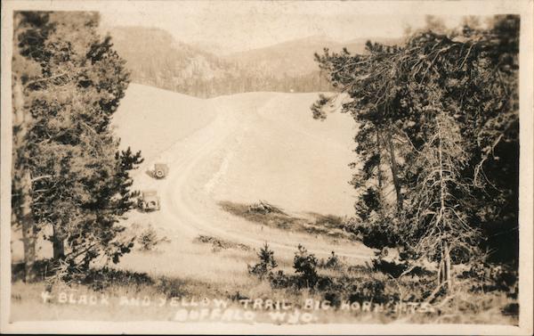 Black and Yellow Trail - big Horn Mountains Buffalo Wyoming