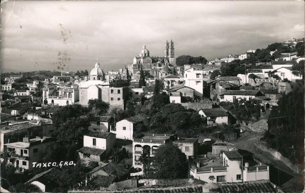 Aerial view of Taxco Mexico