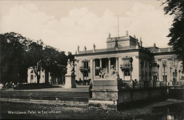 Lazienki Palace in Warsaw Poland Eastern Europe