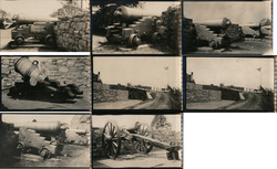 Lot of 8 Photographs: Fort Ticonderoga, Canons, Architecture New York L. M. Leisenring Original Photograph Original Photograph Original Photograph