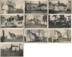 Lot of 10 Photographs + Negatives: Parthenon Manor, Architecture, c1940 Original Photograph