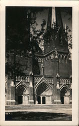 View of Church Building Postcard