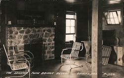 The Lounge Twin Bridge Resort Crivitz, WI Postcard Postcard Postcard