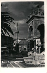 Clock Tower at Konak Square Postcard