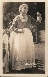 Mary Carr Postcard