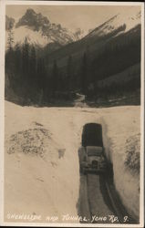 Snowslide and Tunnel in Yoho National Park Banff, Canada Misc. Canada Postcard Postcard Postcard